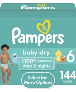 Pampers Baby Dry Diapers Size 6 - 144 Count (Egypt)