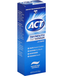 ACT Dry Mouth Toothpaste, Anticavity Fluoride, Soothing Mint