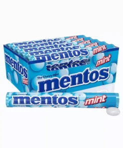 Mentos Mint Candy Chewing Gum Roll - 24x29.7g