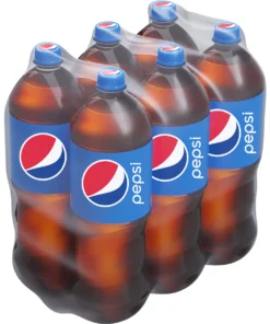 Pepsi Carbonated Soft Drink – 1.5L Bottle (Pack of 6)