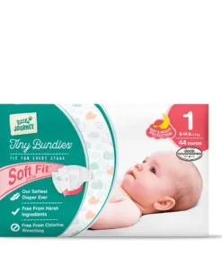 Little Journey Baby Diapers, Wipes & Wash - 44 Pieces, Size 1