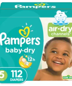 Pampers Baby Dry Diapers Size 5, 112 Count